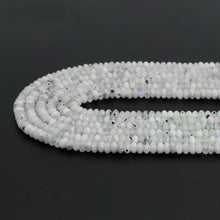 Load image into Gallery viewer, 5x8mm Tourmalated Moonstone Rondelle Beads, Sku#U1947