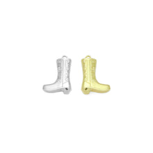 Load image into Gallery viewer, Gold Silver 3D Boots Shape Charm Pendant, Sku#A442