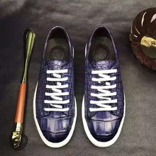 Load image into Gallery viewer, DON JOHN Crocodile Sneakers Handmade Men's