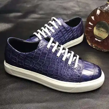 Load image into Gallery viewer, DON JOHN Crocodile Sneakers Handmade Men's