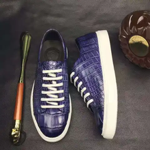 Load image into Gallery viewer, DON JOHN Crocodile Sneakers Handmade Men's