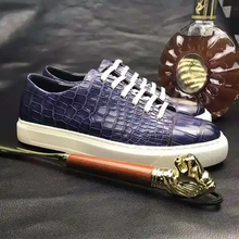 Load image into Gallery viewer, DON JOHN Crocodile Sneakers Handmade Men's