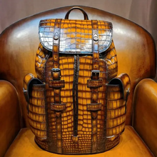 Load image into Gallery viewer, DON JOHN Crocodile Backpacks Unisex