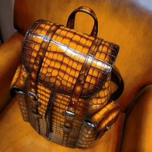Load image into Gallery viewer, DON JOHN Crocodile Backpacks Unisex