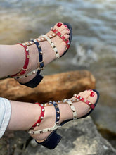 Load image into Gallery viewer, The Nejapa Multicolor Multi Strap Leather Women Sandal
