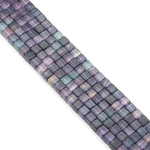 Load image into Gallery viewer, Genuine Fluorite Smooth Cube Beads, 9mm, Sku#U1567