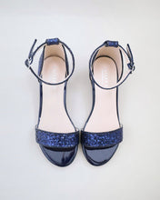 Load image into Gallery viewer, Rock Glitter Low Block Heel Girls Sandals