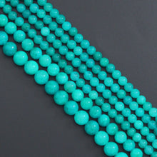 Load image into Gallery viewer, Amazonite Jade Round Smooth Beads, Sku#U2221