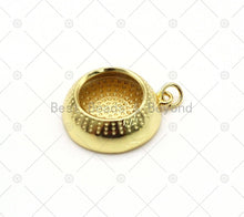 Load image into Gallery viewer, Enamel Orange Slice Shape Pendant, 18K Gold Filled Enamel Charm,Necklace Bracelet Charm Pendant,Sku#LK500
