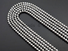 Load image into Gallery viewer, Darker Silver Hematite Beads-2mm/3mm/4mm/6mm/8mm/10mm, sku#s117