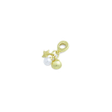 Load image into Gallery viewer, Pearl Gold Shell Starfish Charm Pendant, Sku#LD679