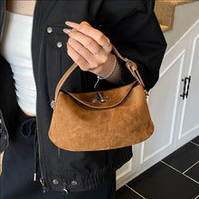 Load image into Gallery viewer, Women's Retro Dumpling Tote Shoulder Bag – PU Leather Handbag with Multiple Pockets