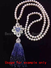 Load image into Gallery viewer, CZ Micro Pave Large Flower Pendant, sku#L182