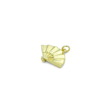 Load image into Gallery viewer, Gold Fan Shape Charm Pendant, Sku#LK1182