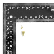 Load image into Gallery viewer, Gold Umbrella Shape Charm Pendant, Sku#L723