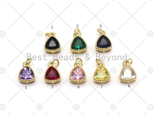 Load image into Gallery viewer, Big CZ Triangle Shape Pendant,Sku#LK526