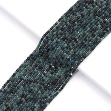 Load image into Gallery viewer, Genuine Blue Tourmaline Faceted Cube Beads, 2.5mm, Sku#U1522