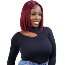 Load image into Gallery viewer, Cherry 13x4 Transparent Lace Front 100% Human Hair Bob Wig