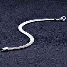 Load image into Gallery viewer, 6mm Stainless Steel Snake Chain Bracelet – Unisex