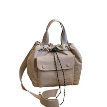 Load image into Gallery viewer, Women's Lightweight Oxford Cloth Shoulder Bag - Versatile Everyday Bucket Bag
