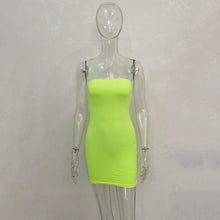 Load image into Gallery viewer, Spring Summer off-Neck Sheath Sexy All-Match Nightclub Dress Women Clothing
