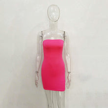 Load image into Gallery viewer, Spring Summer off-Neck Sheath Sexy All-Match Nightclub Dress Women Clothing
