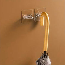 Load image into Gallery viewer, 4-Pack Clear Adhesive Utility Hooks