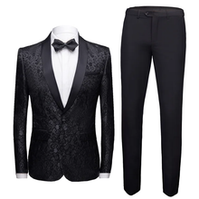 Load image into Gallery viewer, 3 Piece Suit Slim Fit Blazer Pants &amp; Vest Men's