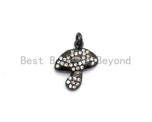Load image into Gallery viewer, CZ Micro Pave Mushroom Charm Pendant, Cubic Zirconia Pendant,SKU#Y182