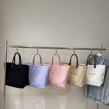 Load image into Gallery viewer, Retro Lettered Casual Tote Bag for Women - Horizontal Rectangle Handbag