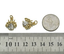 Load image into Gallery viewer, Gold Teardrop CZ Ladybug Charm, Sku#LD315