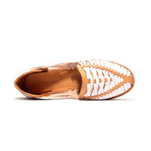 Load image into Gallery viewer, Cross Woven Huarache Horchata
