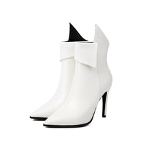 Load image into Gallery viewer, Women's Plus-Size Pointed-Toe Stiletto Heels | Back Zipper | Sizes EU 34–48