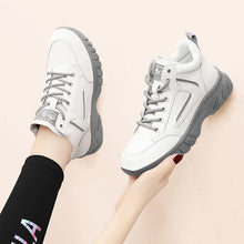 Load image into Gallery viewer, Women's Versatile Casual Non-Slip Lace-Up Sneakers | Lightweight Flat Shoes