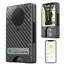 Load image into Gallery viewer, Minimalist AirTag Wallet – Slim Aluminum RFID Blocking Card Holder