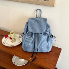 Load image into Gallery viewer, Korean Lightweight Nylon Streetwear Backpack - Unisex Canvas Travel Daypack with Multiple Pockets