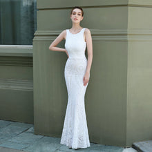 Load image into Gallery viewer, Sequined Fishtail Long Evening Dress Car Model Exhibition Performance Banquet Etiquette Dress