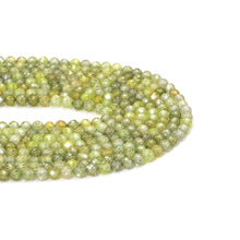 Load image into Gallery viewer, Olive Green Cubic Zirconia Round Faceted Beads, 2mm/3mm/4mm, Sku#U1499