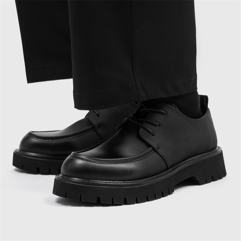 Men's Business Formal British Oxford Leather Shoes | Patent PU Leather