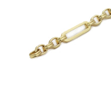 Load image into Gallery viewer, Long Link Mixed Paper Clip Chain by Yard, wholesale chain, unfinished chain, sku# LS28