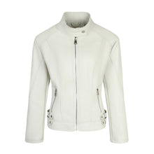 Load image into Gallery viewer, Plus-size Womens Slim-fit Stand-up Collar Jacket