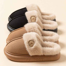 Load image into Gallery viewer, Plush Fleece Slippers for Women &amp; Men | Winter Warm Indoor House Shoes with Non-Slip Sole
