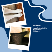 Load image into Gallery viewer, Men's Ultra-Soft Upper Calf Diabetic Socks (4 Pair)