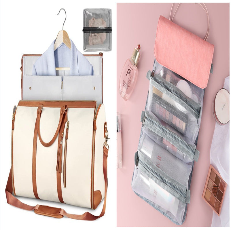 Women's Large Capacity Waterproof Travel Duffle Bag – Foldable Weekender Tote | Sarah Express