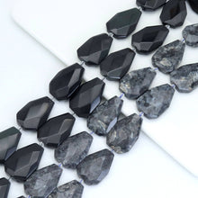 Load image into Gallery viewer, 25x40mm Flat Teardrop Beads, Sku#U1816