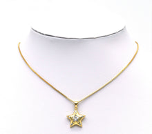 Load image into Gallery viewer, CZ Five Point Star Charm, Sku#LK604