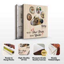 Load image into Gallery viewer, Pet Memorial Sign You Left Paw Prints On Our Hearts II