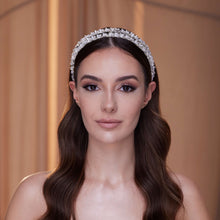 Load image into Gallery viewer, Crystal Beaded Hairband