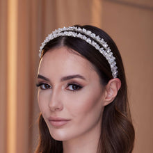 Load image into Gallery viewer, Crystal Beaded Hairband