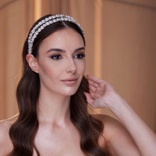 Load image into Gallery viewer, Crystal Beaded Hairband